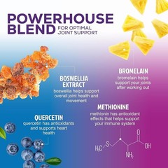 Glucosamine Chondroitin MSM Triple Strength Turmeric Joint Support 2100mg
