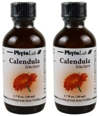 Pack of 2 Calendula Tincture 1.7 fl oz 50 ml each Calendula Flowers Extract