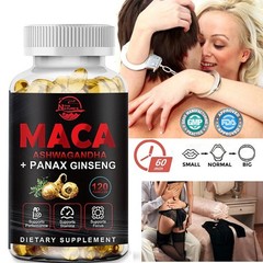Maca Root With KSM Ashwagandha, Panax Ginseng & Black Pepper – 12000mg Capsules