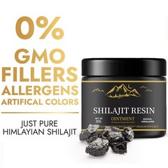 Pure 100% Himalayan Shilajit, Soft Resin, Organic, Extremely Potent, Fulvic Acid
