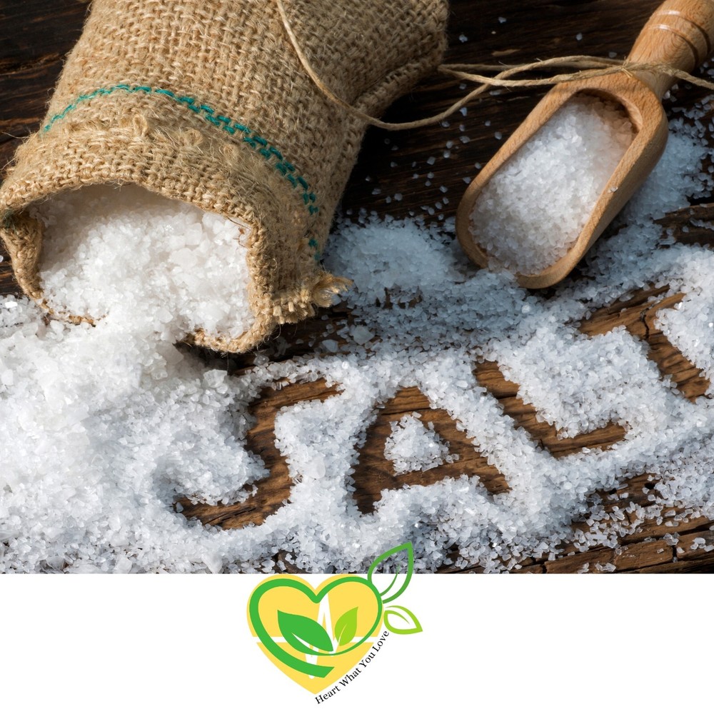Sea Salt Pure Clear Granular Crystals Natural Mineral Kosher 1/2 Half Pound Bag