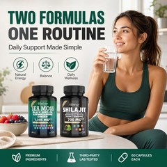 Himiyer Health Combination Set SEAMOSS & SHILAJIT