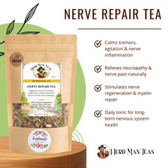 Nerve Repair Tea #435 with Lion’s Mane Mushrooms – To Restore Damaged Nerves