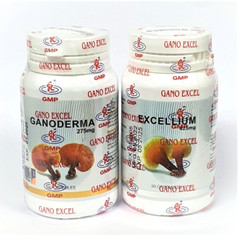 8 Bottles Gano Excel Excellium 90 Capsules + 8 Bottles Ganoderma 90 USA Seller