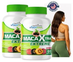 Maca Root Capsules 1500mg, Peruvian Maca Extract for Men & Women 120 Capsules