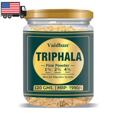 Vaidban Triphala Amrit Fine Powder 120gm – Best For Digestion (Free Ship)