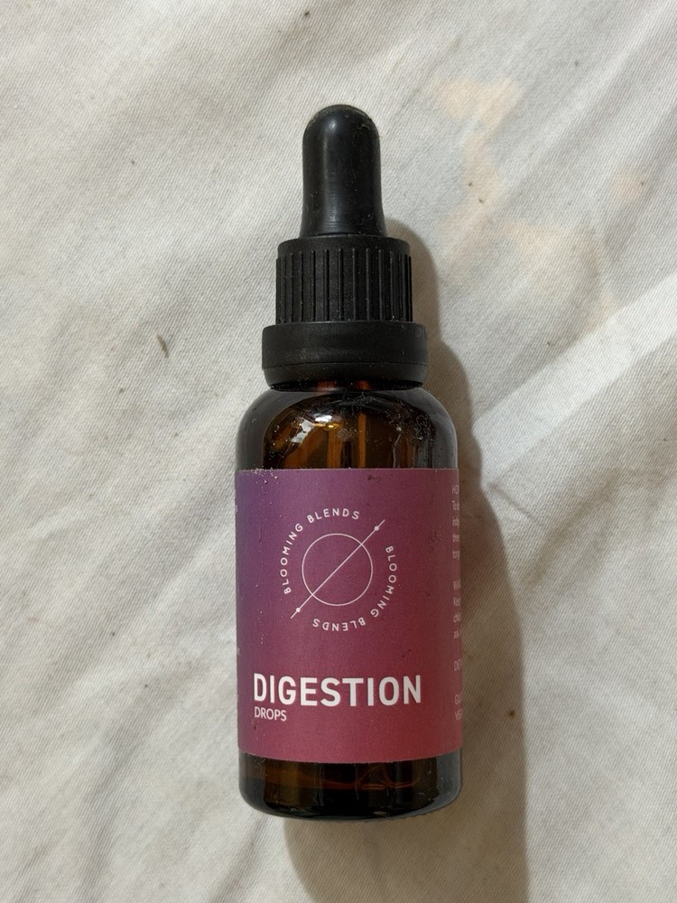 Blooming Blends Digestion Herbal Tincture 30ml Liver Cleanse with Ginger