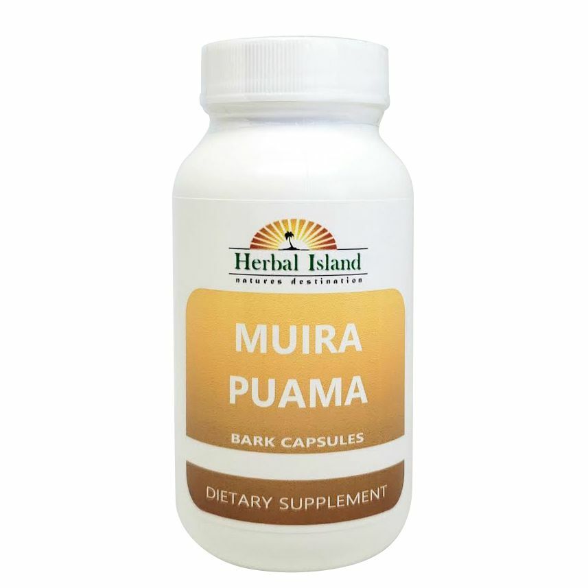 Muira Puama Bark Capsules – 500mg Each – Ptychopetalum Olacoides – Free Shipping