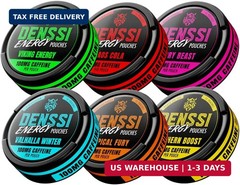 Energy Pouches – Fast-Acting Caffeine + Nootropic Boost – Sugar-Free, Tobacco-Fr