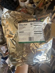 Frontier Co-op USDA Organic White Willow Bark Cut & Sifted Herbal 16 oz