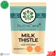 Milk Thistle Capsules 6000mg-90% Silymarin-Help Detox &Digestion-Vegan Capsule