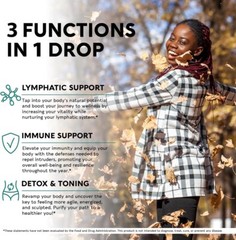 Nutra Harmony Organic Lymphatic Support Liquid Drops 8-in-1 Herbal Blend 2oz USA