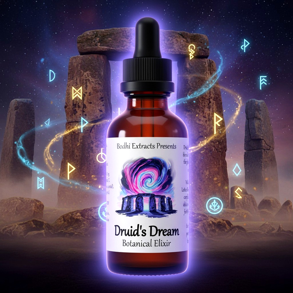Druid’s Dream Herbal Tincture: Kanna, Blue Lotus, Damiana, & E. californica