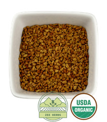 Organic Fenugreek Seed, Whole (Trigonella foenum graecum)