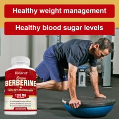 Premium Berberine Hcl – With Ceylon Cinnamon – Supports Blood Sugar Health