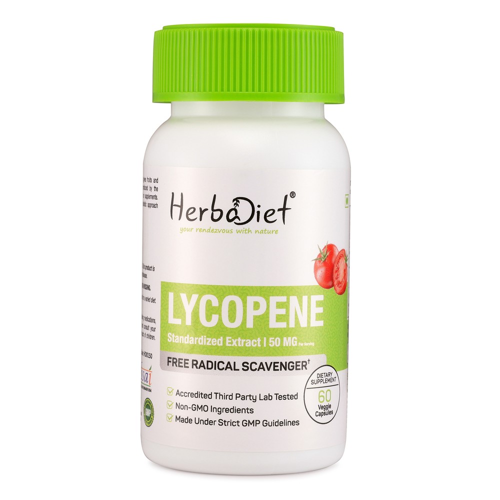 Lycopene 50mg Prostate Support PURE Tomato Extract Complex Antioxidant Capsules