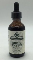 2X CEDAR BEAR SINUS THYME RESPIRATORY DROPS 2 FL OZ EACH EXP 11/2026