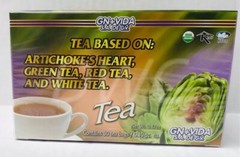 3 PACK Te de Alcachofa Detox Tea GN+Vida ORIGINAL Artichoke Green Tea and More