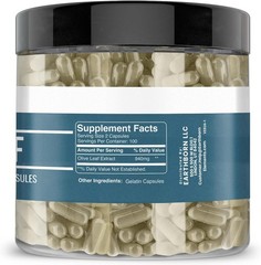 Olive Leaf Extract 200 Capsules Pure Undiluted Natural Herbal Supplement Adult