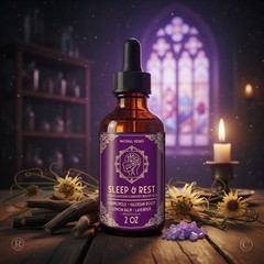 Deep Sleep & Rest – Herbal Support Extract – Chamomile Valerian Lavender MORE!