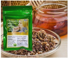 Sore Throat & Cough Relief Bee Propolis Eucalyptus Pearls Herb Nutrition 60 Bag