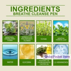 4X Natural Herbal Diffuser with Mullein Thyme Mint for Lung Health and Fresh Air