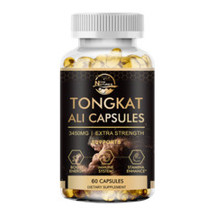 Tong-kat Ali LONGJACK GRADE A STRONGEST ROOT EXTRACT 200:1 3450MG 60/120/240 Pcs