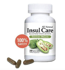Insul Care Bitter Melon Helps Glucose Level, Blood Sugar, Digestion 120 Capsules