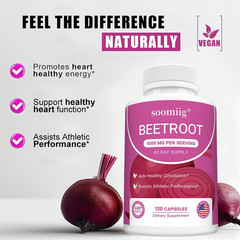 Beet Root Promote Vitality Nutritional Balance Vegan Gluten-Free 30-120 Capsules