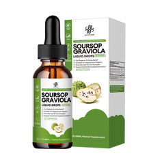 Soursop Graviola Extract Liquid Drops 1800mg Support Regeneration, Immune Boost