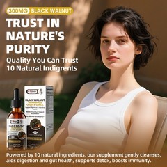 Wormwood Black Walnut Clove Liquid Extract – Parasite Cleanse & Gut Support