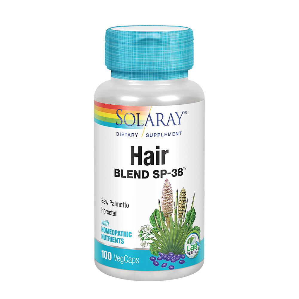 Solaray Hair Blend SP-38 | 50 Servings | 100 VegCaps