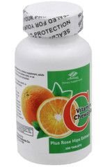Chewable Vitamin C 500 mg – 1000mg Tablets + Rose Hip Extract MADE IN USA
