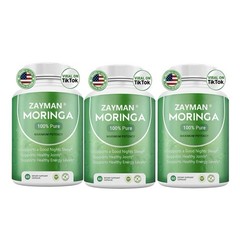 Lot Of 3 Moringa Capsules Rich in Antioxidants, Vitamins & Amino Acids Exp 12/26