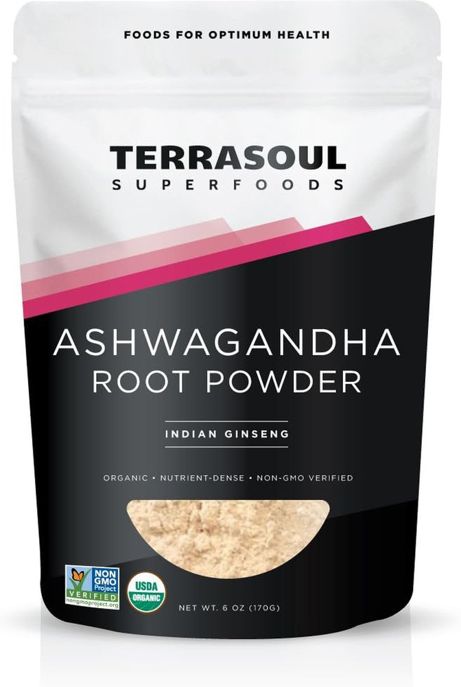Organic Ashwagandha Root Powder 6Oz