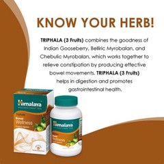 🌿 Himalaya Triphala – 60 Tablets Each | Pack of 10 | Expiry 03-2027 |