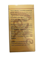 Fucoidan AHCC ( NatureMedic) 160 Capsules Brown Seaweed With Organic Mekabu