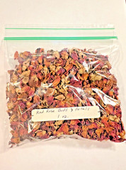 Red Rose Buds & Petals 1 Oz. Whole Flower USDA Certified Organic Rosa Centifolia