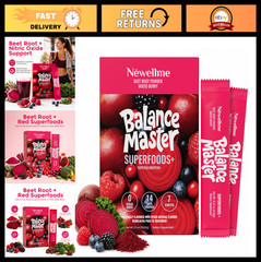 Beet Root Super Reds Powder Stick Packs – 14 Count, Mixed Berry, Sugar-Free, Nit