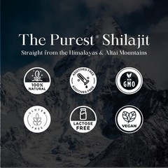 Pure Himalayan Shilajit Dry Drops, 100% Natural 120 Count (Pack of 1)