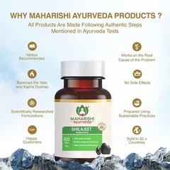 Maharishi Ayurveda Shilajeet Rasayana 500 MG 60 Tablets (Pack of 2)