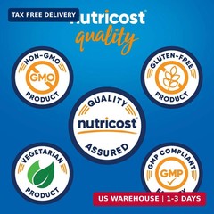 Nutricost High Potency Vitamin B Complex 462mg, 120 Capsules – with Vitamin C –