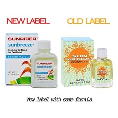 3 Pcs Sunrider Sunbreeze Essential Oil Pain Relief Muscle Ache 10ml FREE SHIP