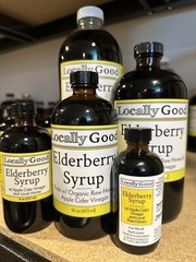 Elderberry Syrup w/ Organic and Local Ingredients, 100% Natural