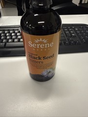 Serene Black Seed Bitters 100% Natural Organic 16 oz bottle