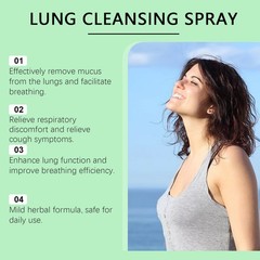 1~5PCS 30ML Lung Detox Herbal Cleansing Spray For Smokers Clear Nasal Congestion