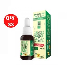 Propolis 70 Extract APIS FLORA Brazilian Bee Green 8 Bottles x 30mL
