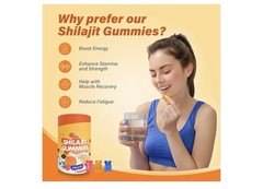 Shilajit Gummies with Ashwagandha &Fulvic Acid Mixed Berry Citrus Flavor Exp4/27