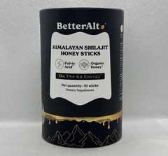 BetterAlt Pure Himalayan Shilajit Sticks with Organic Honey Saffron – Brand New