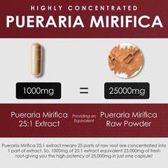Pueraria Mirifica Extract 25:1 120 Capsules